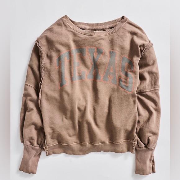 NWT We The Free Oversized Graphic Camden TEXAS Sweatshirt - Picture 4 of 8